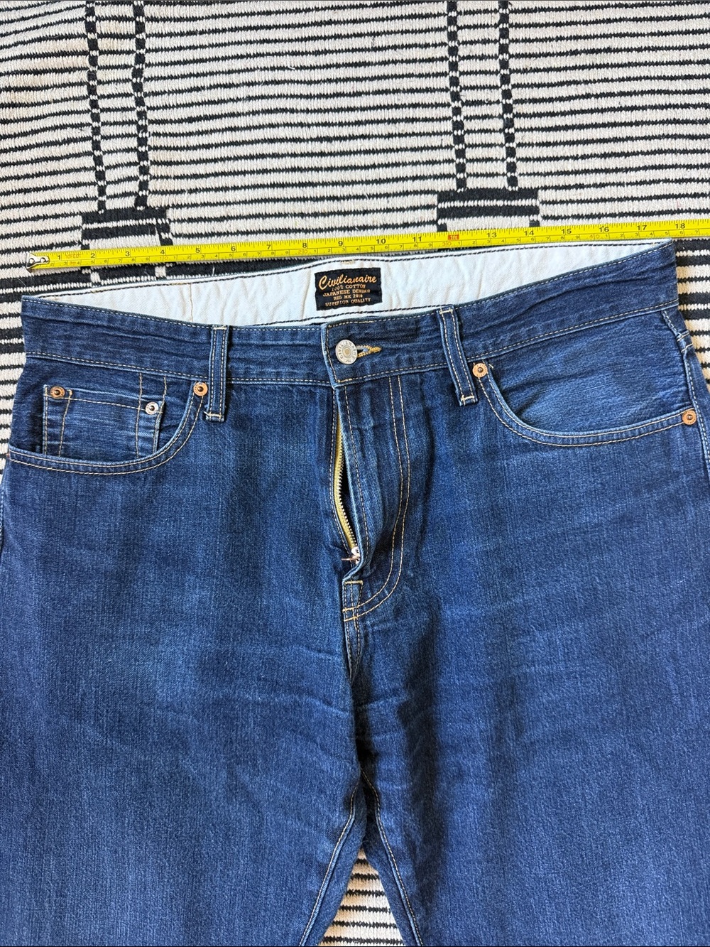 Civilianaire Selvedge jeans.